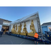 Transport des statues de la cérémonie d'ouverture des JO PARIS 2024